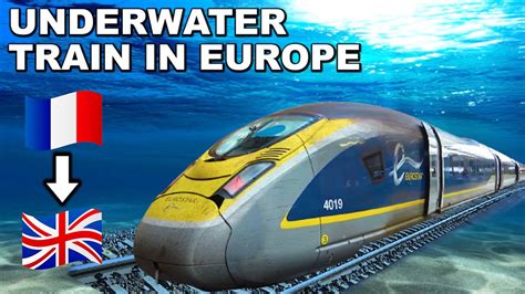 eurostar train london to paris underwater